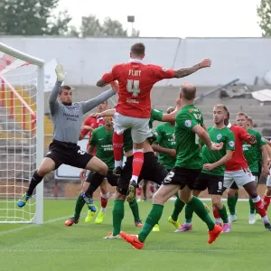 Aden Flint Scores for Bristol City Against Scunthorpe United, September 6, 2014