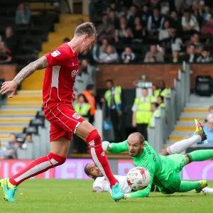 Aden Flint Print - Bristol City vs Fulham EFL Championship Match Aden Flint Print - Bristol City vs Fulham EFL Championship Match
