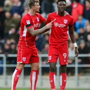 Aden Flint and Tammy Abraham in Deep Conversation: Bristol City vs Ipswich Town, 2016 Aden Flint and Tammy Abraham in Deep Conversation: Bristol City vs Ipswich Town, 2016