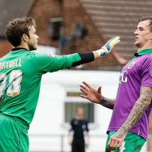 Aden Flint Taunts Chris Maxwell: Intense Moment at Fleetwood Town vs. Bristol City (2014) Aden Flint Taunts Chris Maxwell: Intense Moment at Fleetwood Town vs. Bristol City (2014)