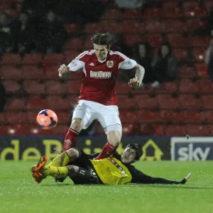 Aden Flint vs Fernando Forestieri Print Aden Flint vs Fernando Forestieri Print