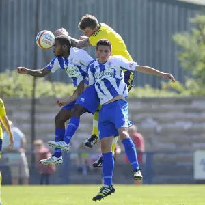 Aden Flint Wins a Header: Bristol City's Pre-Season Victory over Clevedon Town (July 2013) Aden Flint Wins a Header: Bristol City's Pre-Season Victory over Clevedon Town (July 2013)