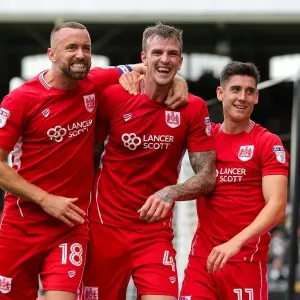 Aden Flint's Brace Print: Bristol City Defeats Fulham 4-0 Aden Flint's Brace Print: Bristol City Defeats Fulham 4-0