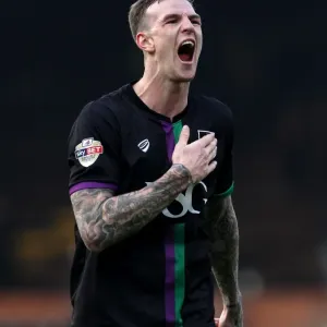 Aden Flint's Celebration: Bristol City's Win Over Fulham at Craven Cottage (March 12, 2016)