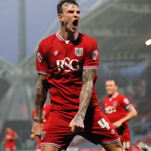 Aden Flint's Euphoric Goal Celebration: Huddersfield vs. Bristol City, Sky Bet Championship (12/12/2015) Aden Flint's Euphoric Goal Celebration: Huddersfield vs. Bristol City, Sky Bet Championship (12/12/2015)