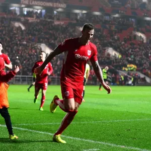 Aden Flint Goal Celebration Print Aden Flint Goal Celebration Print
