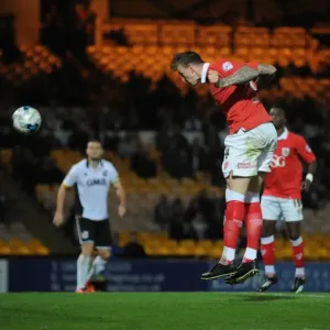 Aden Flint's Goal Celebration: Port Vale vs. Bristol City (Sky Bet League One, 2014)