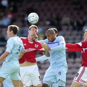 Aden Flint's Header: Coventry vs. Bristol City, Sky Bet League One, 2013 Aden Flint's Header: Coventry vs. Bristol City, Sky Bet League One, 2013