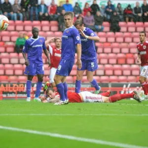 Aden Flint's Near Miss: Bristol City vs Wolves, Sky Bet League One, 2013