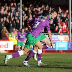 Aden Flint's Thriller: Unforgettable Goal Seals Bristol City's Victory over Crawley Town, March 7, 2015
