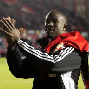 Adomah in Action: Championship Clash between Bristol City and Derby County at Ashton Gate Stadium (11-12-2010)