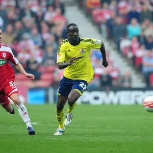 Adomah Sprints Ahead: Thrilling Moment from Middlesbrough vs. Bristol City Football Match, 24/03/2012 Adomah Sprints Ahead: Thrilling Moment from Middlesbrough vs. Bristol City Football Match, 24/03/2012