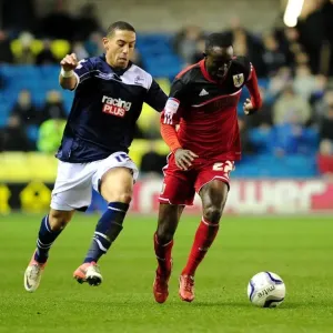 Adomah vs. Feeney: Intense Rivalry on The Den's Football Field - Championship: Millwall vs. Bristol City (January 2013)