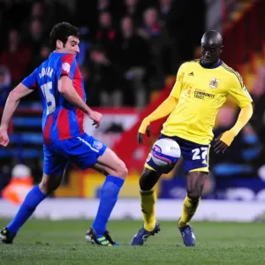 Print of a football match between Crystal Palace and Bristol City