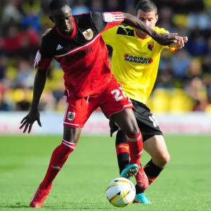Print of Adomah vs Pudil in Championship Clash