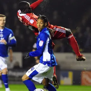 Print of Adomah vs. Van Aanholt in Championship Clash Print of Adomah vs. Van Aanholt in Championship Clash