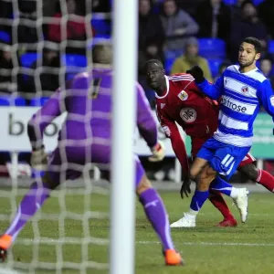 Print of Albert Adomah's Close Call at Reading