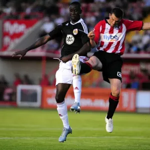 Print of Albert Adomah in Action