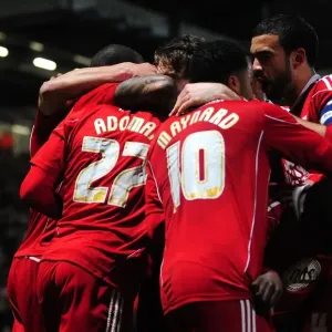 Bristol City FC Print - Adomah's Equalizer at Carrow Road