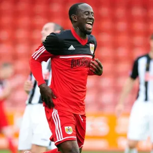 Adomah's Goal Celebration: Bristol City's Victory Over Dunfermline, 2012 Adomah's Goal Celebration: Bristol City's Victory Over Dunfermline, 2012