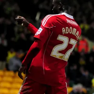 Bristol City FC Print of Albert Adomah's Goal