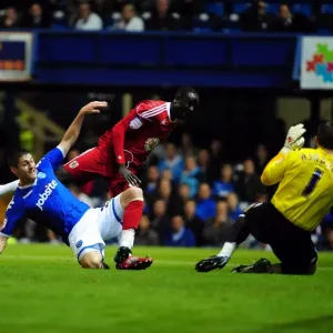 Adomah's Shot Stopped: Portsmouth vs. Bristol City Championship Showdown (September 2010)