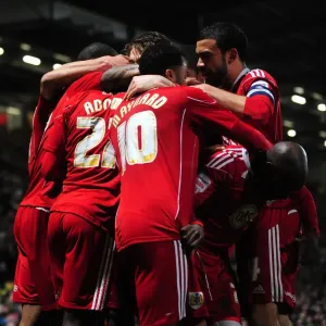 Print of Adomah's Strike at Carrow Road