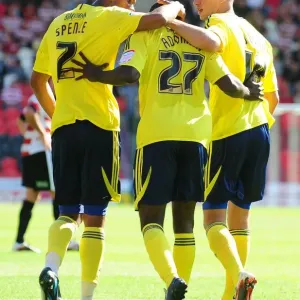 Print of Albert Adomah's goal vs Doncaster Rovers in 2011 League Cup match