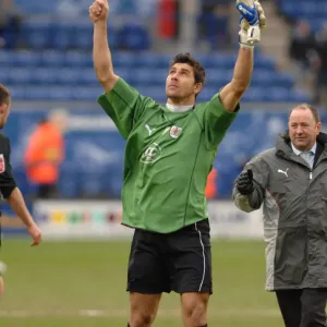Adriano Basso Print - Leicester City vs Bristol City
