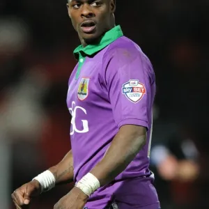 Agard in Action Print: A League One Football Photo Agard in Action Print: A League One Football Photo