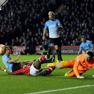 Bristol City FC Print: Agonizing Miss Bristol City FC Print: Agonizing Miss
