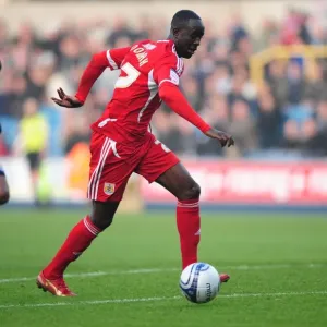 Albert Adomah in Championship Action: Millwall vs. Bristol City at Selhurst Park (November 2011) Albert Adomah in Championship Action: Millwall vs. Bristol City at Selhurst Park (November 2011)