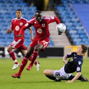 Albert Adomah's Evasive Move: Millwall vs. Bristol City Championship Clash (12-04-2011) Albert Adomah's Evasive Move: Millwall vs. Bristol City Championship Clash (12-04-2011)
