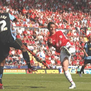 Alex Russell's Euphoric Moment: Bristol City's Promotion Print Alex Russell's Euphoric Moment: Bristol City's Promotion Print