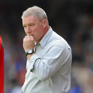 Ally McCoist Leads Glasgow Rangers Against Bristol City at Ashton Gate Stadium (Pre-Season Friendly, 2013)