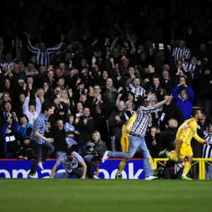 Andrew Carroll's Euphoric Goal Celebration: Championship Showdown between Bristol City and Newcastle United (2010) Andrew Carroll's Euphoric Goal Celebration: Championship Showdown between Bristol City and Newcastle United (2010)