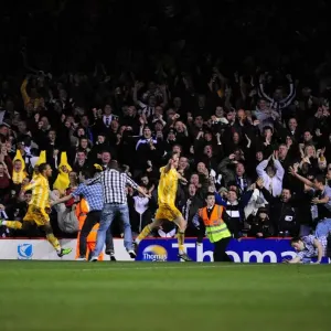 Andrew Carroll's Thrilling Goal Celebration: Bristol City vs. Newcastle United, Championship Match, Ashton Gate Stadium, 2003-10 Andrew Carroll's Thrilling Goal Celebration: Bristol City vs. Newcastle United, Championship Match, Ashton Gate Stadium, 2003-10