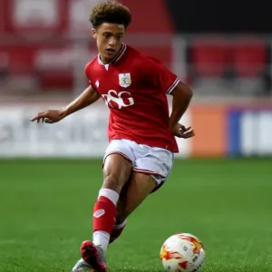 Ash Harper in Action: Bristol City U21 vs Sheffield Wednesday U21 at Ashton Gate Stadium