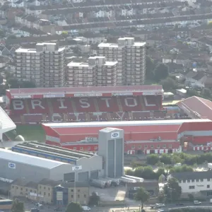 Ashton Gate Print - Bristol City Football Club Stadium Ashton Gate Print - Bristol City Football Club Stadium