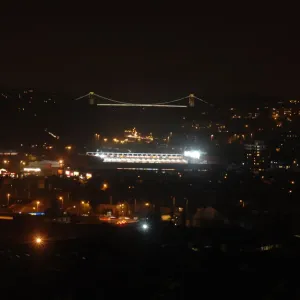 Ashton Gate Stadium Print at Night Ashton Gate Stadium Print at Night