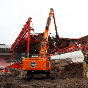 Ashton Gate Williams Stand Demolition 020715