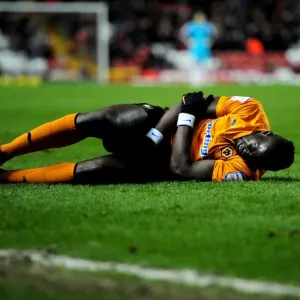 Bakary Sako's Injury: A Heartbreaking Moment at Ashton Gate Stadium - December 1, 2012 (Bristol City vs. Wolverhampton Wanderers) Bakary Sako's Injury: A Heartbreaking Moment at Ashton Gate Stadium - December 1, 2012 (Bristol City vs. Wolverhampton Wanderers)