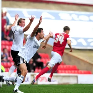 Barnsley's John Stones Blocks Goalbound Effort Print