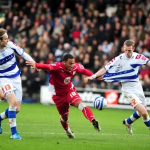 Bristol City FC Print - QPR v Bristol City Season 09-10 Bristol City FC Print - QPR v Bristol City Season 09-10
