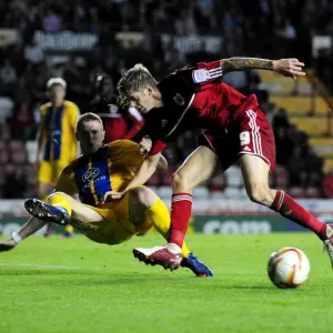Battling for the Ball: Jon Stead vs. Peter Ramage - The Intense Rivalry in the 2012 Championship Clash between Bristol City and Crystal Palace