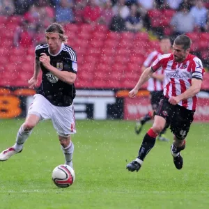 Print of Martyn Woolford in action at Bramall Lane