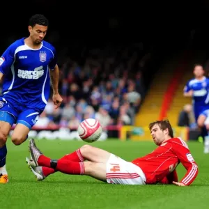 Bristol City vs Ipswich Town Print - Championship Clash