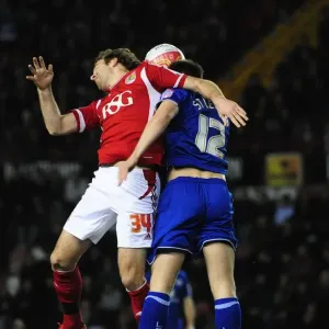 Battling for Supremacy: Brett Pitman vs. Sean St. Ledger in the Bristol City vs. Leicester City Football Rivalry