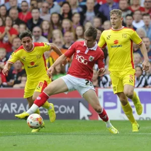 Battling for Supremacy: Bryan vs. Baldock in Bristol City vs. MK Dons Clash Battling for Supremacy: Bryan vs. Baldock in Bristol City vs. MK Dons Clash