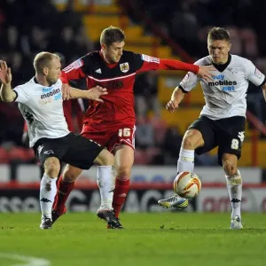 Bristol City vs Derby County Championship Clash Print